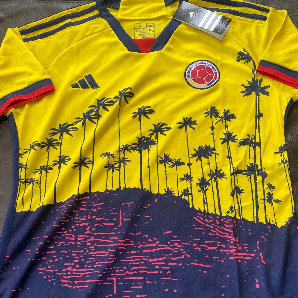 ADIDAS COLOMBIA National Team Men's JERSEY Sz S,M,L,XL, or XXL New w tags